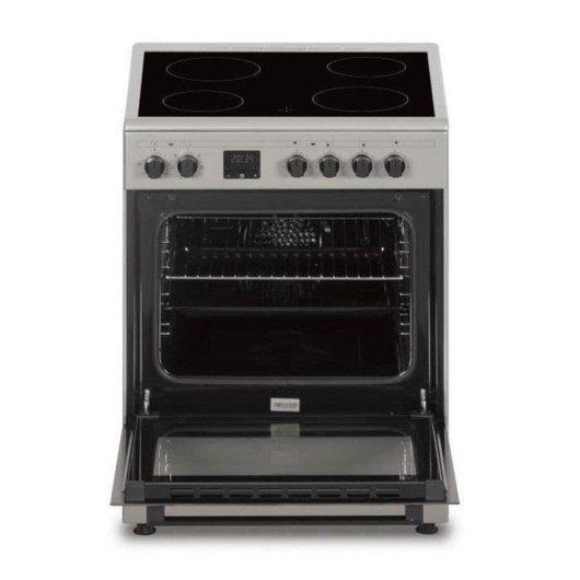 Cuisinière Électrique Continental Edison CECV60FCS Vitrocéramique 4 Feux Horno 60L Plata