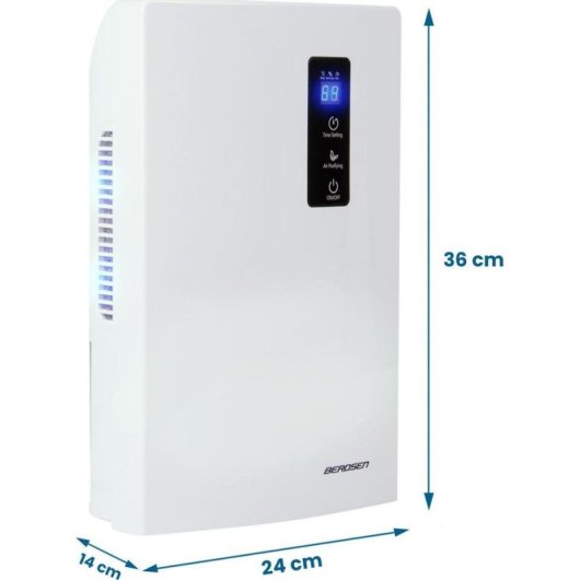 Deshumidificateur Berdsen BR-20 avec Hygrostat et Purificateur d'Air