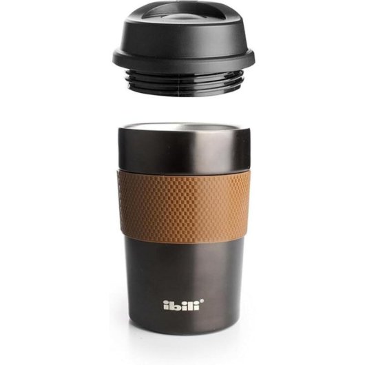 Vaso térmico Ibili Luxe Café 0,36 L Doble Pared Acero inoxidable
