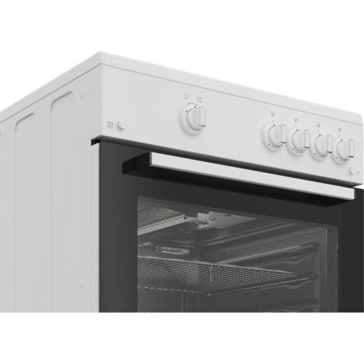 Cuisinière à gaz Indesit I6GGKMWF 60 cm 4 feux 64 L blanc