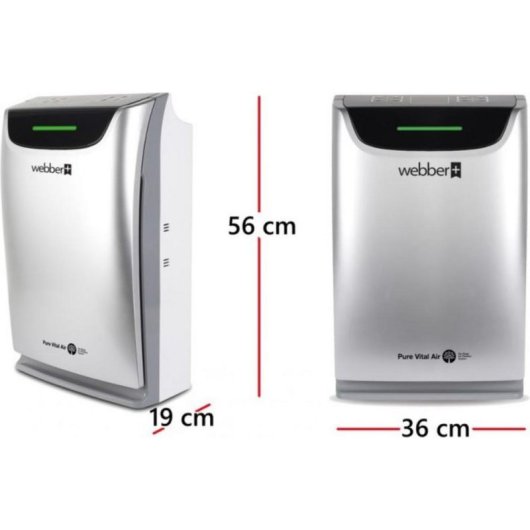 Purificador de aire Webber AP9405 con humidificador y lámpara UV