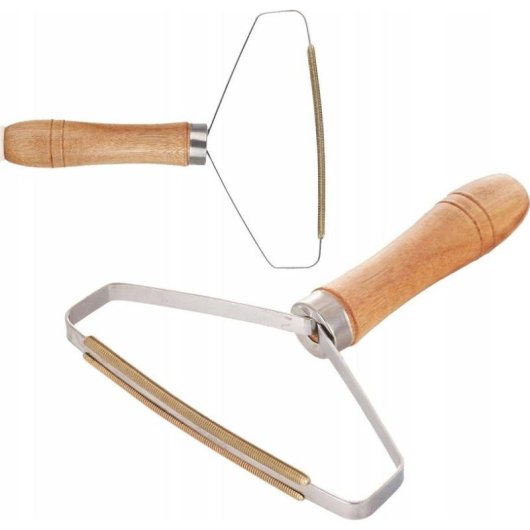 KELTIN Filzroller mit Holzgriff 9,5 cm