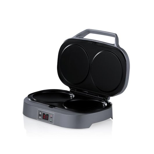 Crepera Flama 4902FL 2 Planchas 1300W Negro