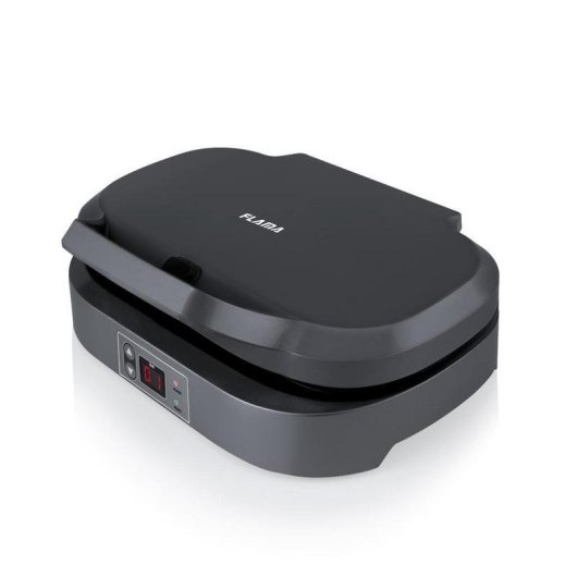Crepera Flama 4902FL 2 Planchas 1300W Negro