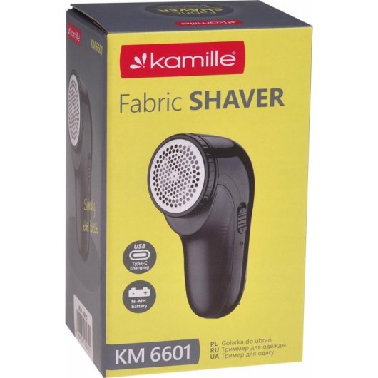 Tira-pelugens Kamille KM6601 sem fios 3W para roupa e tecidos