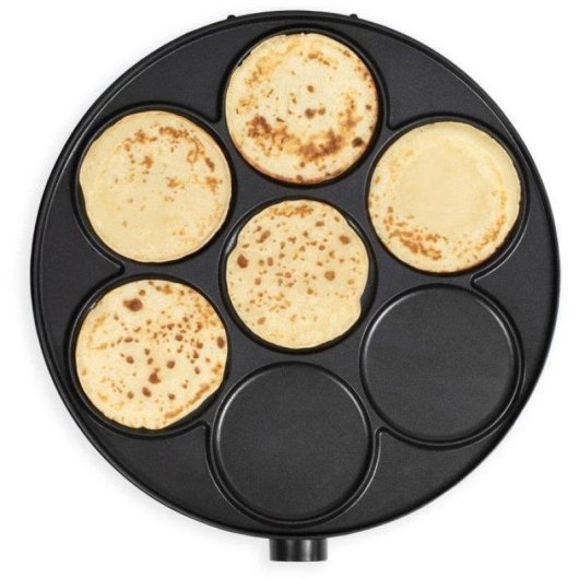 Crepera reversible Livoo DOP247 1500 W placas antiadherentes termostato ajustable