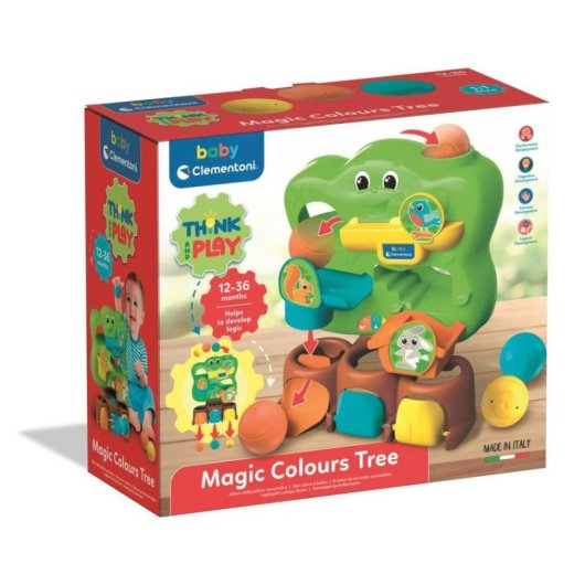 Jouet Clementoni 17511 Arbre à Boules Interactif avec Toboggans Colorés