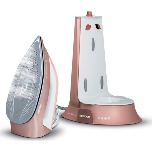 Centro de planchado Sencor SSI 0910RS 3200W 5,5 bar 1,3L blanco y rosa