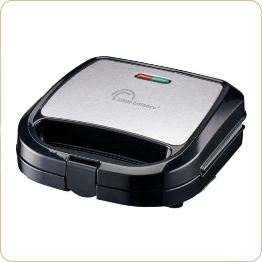 Gaufrier compact 750 W Little Balance Happy Gaufres 2 2 gaufres rectangulaires