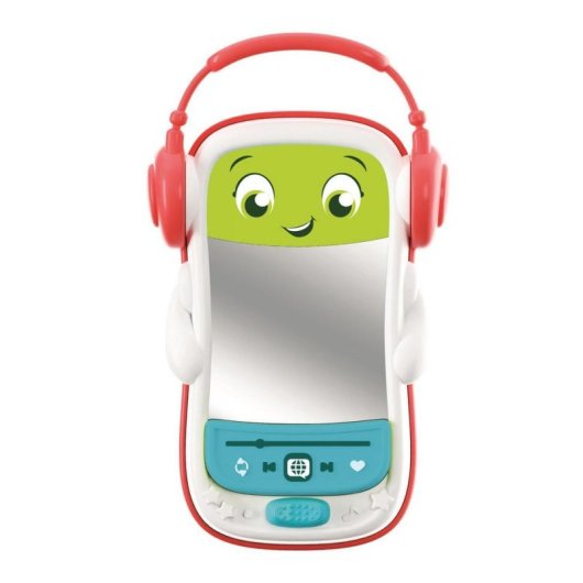 Reproductor musical infantil Clementoni 17520 con auriculares desmontables y 12 melodías