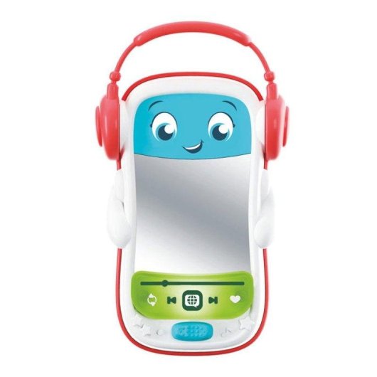 Reproductor musical infantil Clementoni 17520 con auriculares desmontables y 12 melodías
