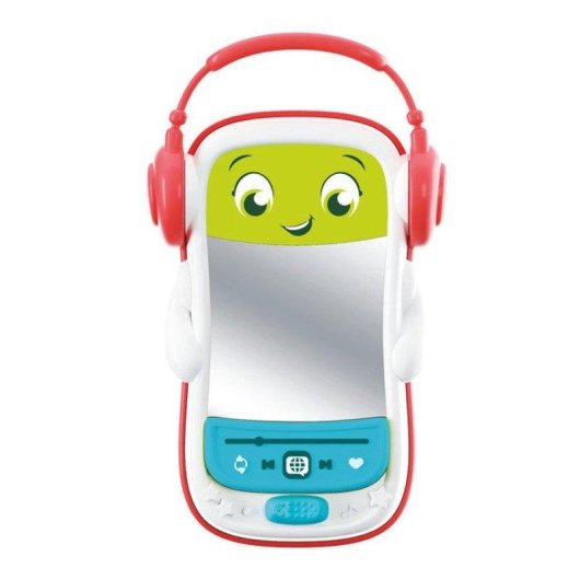 Reproductor musical infantil Clementoni 17520 con auriculares desmontables y 12 melodías