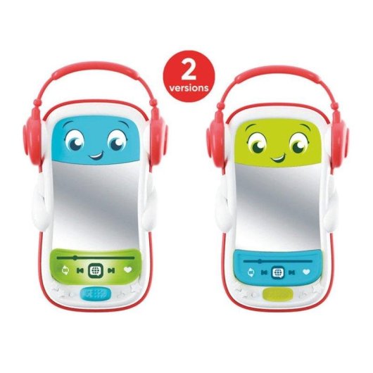 Reproductor musical infantil Clementoni 17520 con auriculares desmontables y 12 melodías