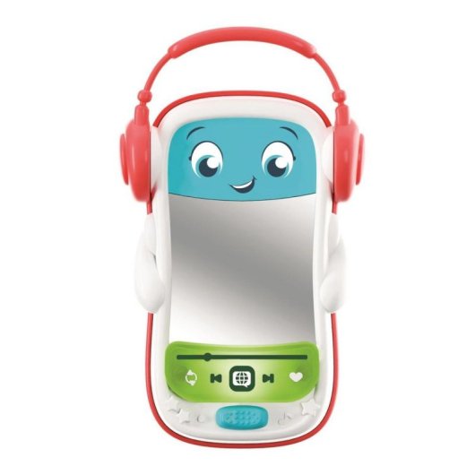 Reproductor musical infantil Clementoni 17520 con auriculares desmontables y 12 melodías