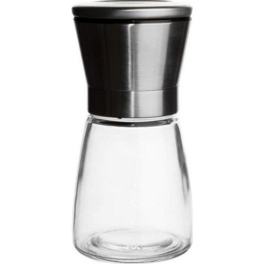Molinillo de especias Orion vidrio y acero mecanismo cerámico regulable 13,5 cm