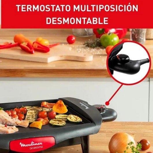 Plancha à griller Moulinex Accesimo 1800W Antiadhésive