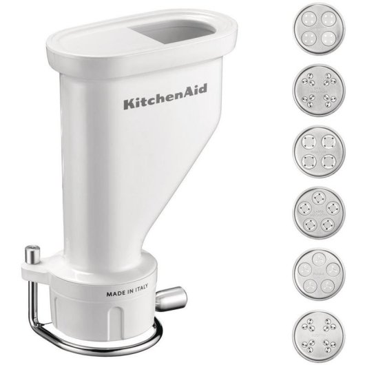 Stampa Pasta Fresca KitchenAid 5KSMPEXTA 6 Dischi Bianco Metallico