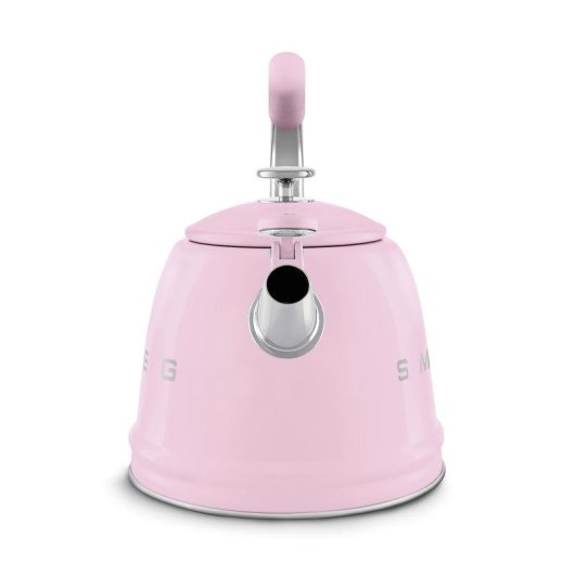Hervidora SMEG WKF01PK 2,3L Rosa Acero Silbato Universal