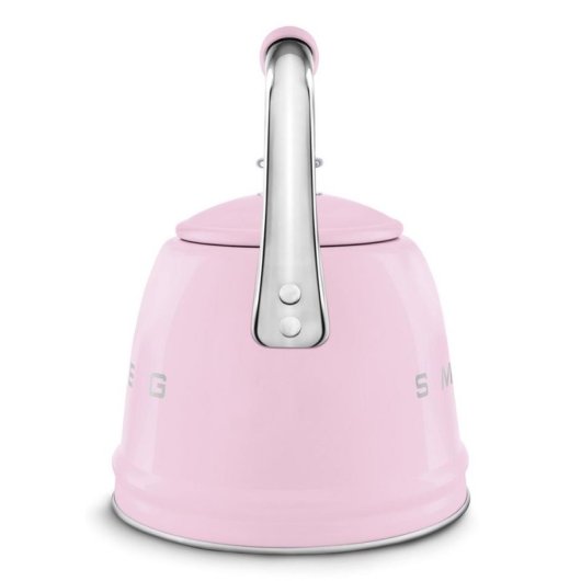 Hervidora SMEG WKF01PK 2,3L Rosa Acero Silbato Universal