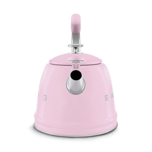 Hervidora SMEG WKF01PK 2,3L Rosa Acero Silbato Universal
