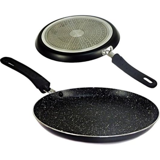 Crêpe-Pfanne KingHoff KH-1128 28cm Aluminium Marmormuster-Beschichtung