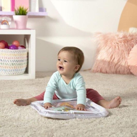 Alfombra de agua inflable Bright Starts Princesas Disney sensorial vinilo lavable