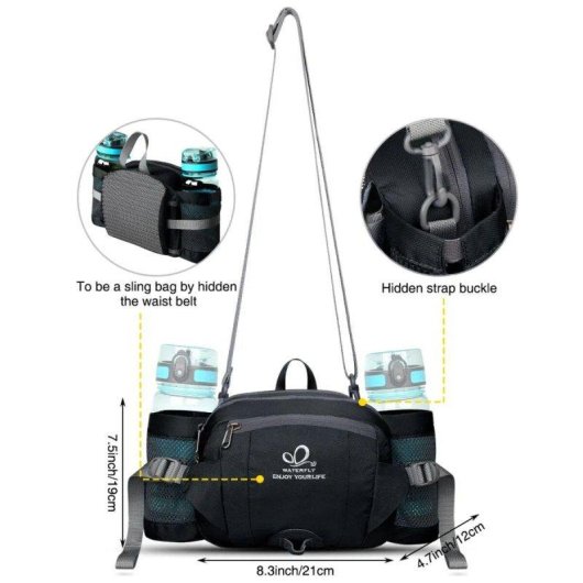 Mochila Waterfly Utility Max 2.0 Resistente al Agua Unisex 5 L