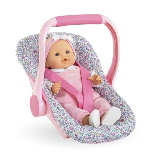 Puppenwagen Corolle Floral Griff 3 Positionen 36-42 cm