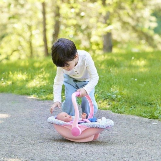 Puppenwagen Corolle Floral Griff 3 Positionen 36-42 cm