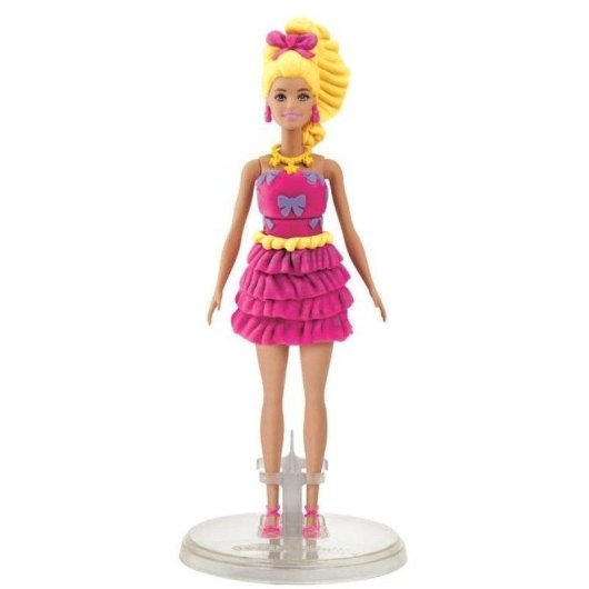 Kit créatif Play-Doh Barbie Ruffles And Bows avec poupée et accessoires