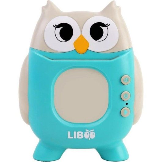 Leitor Educativo MGM Liboo Jade 120 Cartões 240 Palavras Francês/Inglês Sem Ecrã Forma Coruja