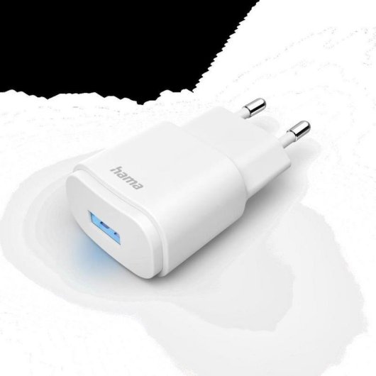 Adaptador de Carga USB Hama 00201645 6W Branco