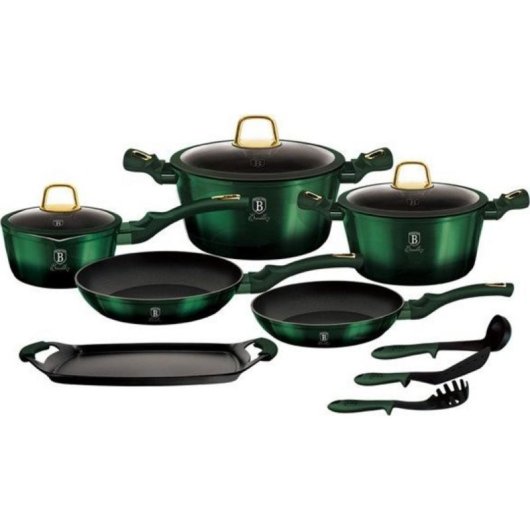 Kochgeschirr-Set Berlinger Haus Metallic 15 Teile