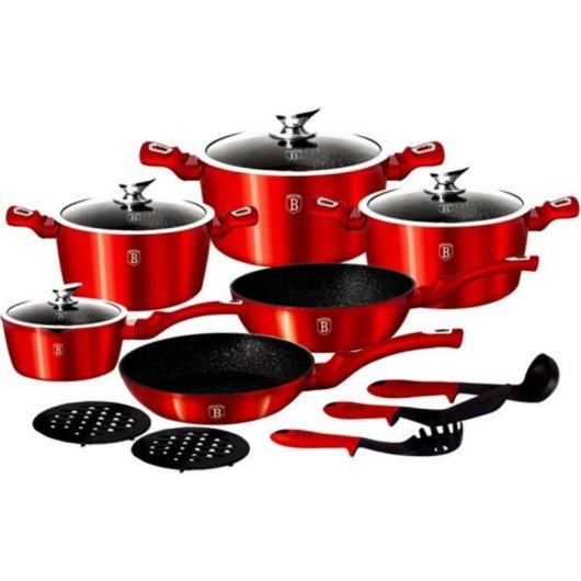 Kochgeschirr-Set Berlinger Haus Metallic 15 Teile