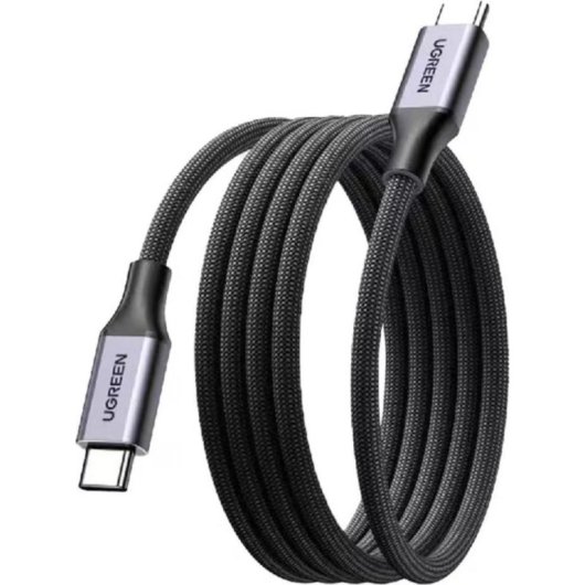USB-C Kabel Ugreen 55517 1m 100W Magnetisch Nylon Schwarz