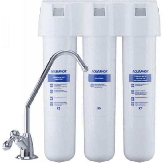 Filtre à eau Aquaphor K3 K4 K7 sous évier 3 étages 6000 L