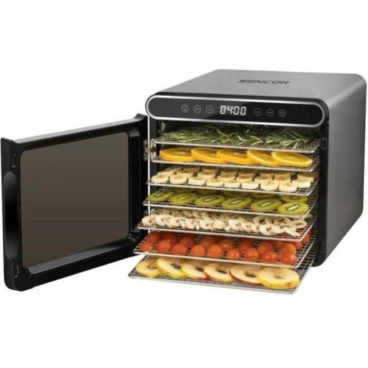 Disidratatore Sencor SFD7750SS Acciaio Inox 7 Griglie 600 W