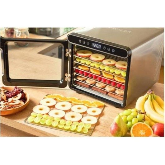 Disidratatore Sencor SFD7750SS Acciaio Inox 7 Griglie 600 W