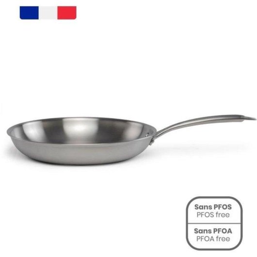 Frigideira Livoo Brigade Triply 28 cm Aço Inoxidável Indução Forno