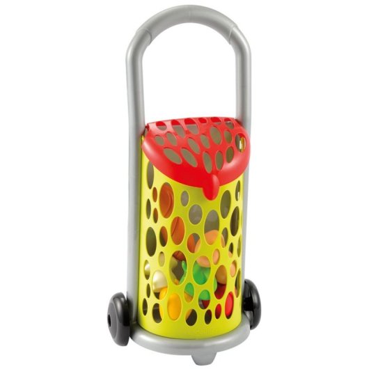 Chariot de Courses Ecoiffier 977 avec 7 Accessoires Alimentaires Jeu de Rôle