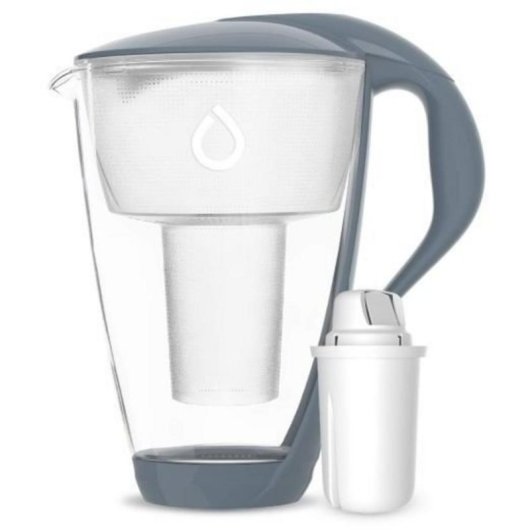Dafi Crystal LED Wasserfilterkanne weiß 2L