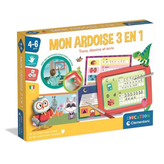 Aktivitätstafel 3 in 1 Clementoni Mon Atelier D'écriture Mehrfarbig