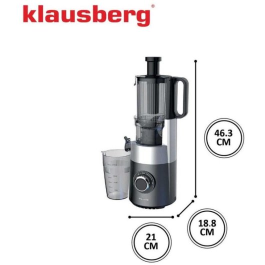 Kaltpresssaftpresse Klausberg KB-7881 180W XXL-Öffnung