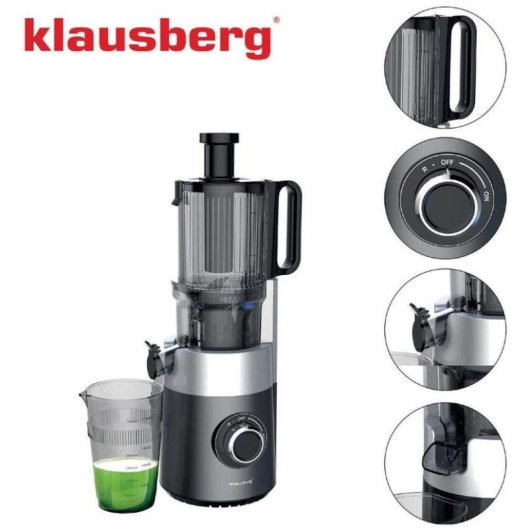 Kaltpresssaftpresse Klausberg KB-7881 180W XXL-Öffnung