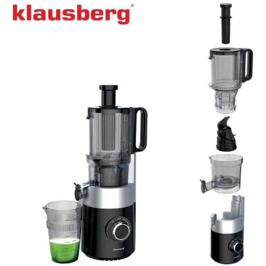 Kaltpresser Klausberg KB-7871 Schwarz und Silber