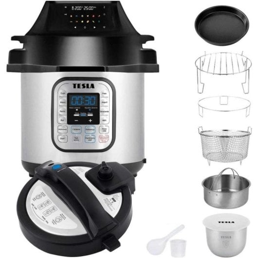 Multicooker Tesla EliteCook K70 Duo 6L WiFi 12 Programme Edelstahl