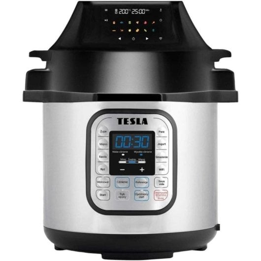 Multicooker Tesla EliteCook K70 Duo 6L WiFi 12 Programme Edelstahl