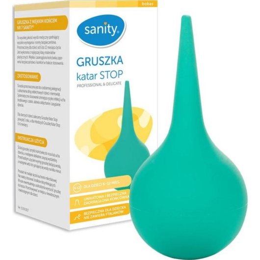 Perilla nasal Sanity Gruszka Katar Stop para adultos verde