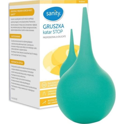 Perilla nasal Sanity Gruszka Katar Stop para adultos verde