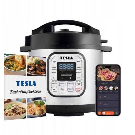 Küchenroboter Tesla EliteCook K70 6L 1000W 11 Funktionen mit Druck